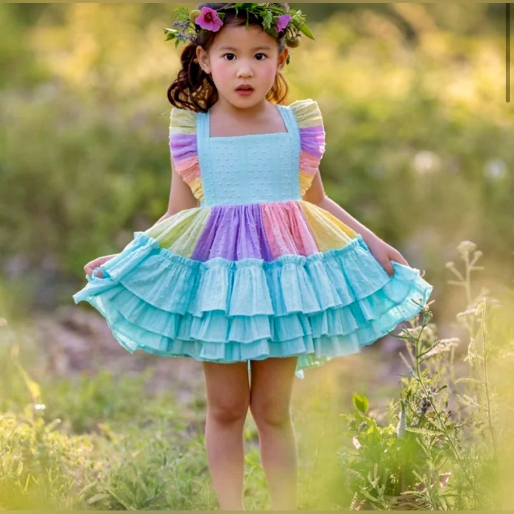 Dollcake Like a Rainbow Dress Size 14